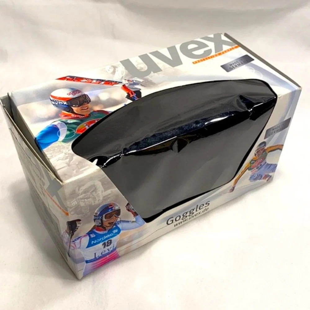 UVEX Uvision Super Pro Lite Mirror Silver Black Matt Goggles